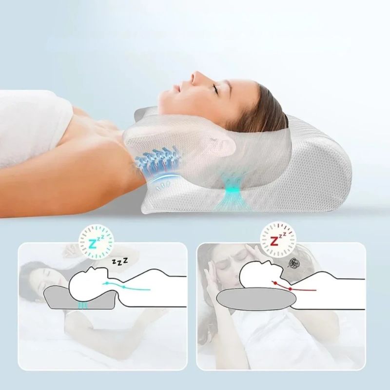 CerviConfort™ – Le Coussin Cervical Recommandé par les Professionnels de Santé